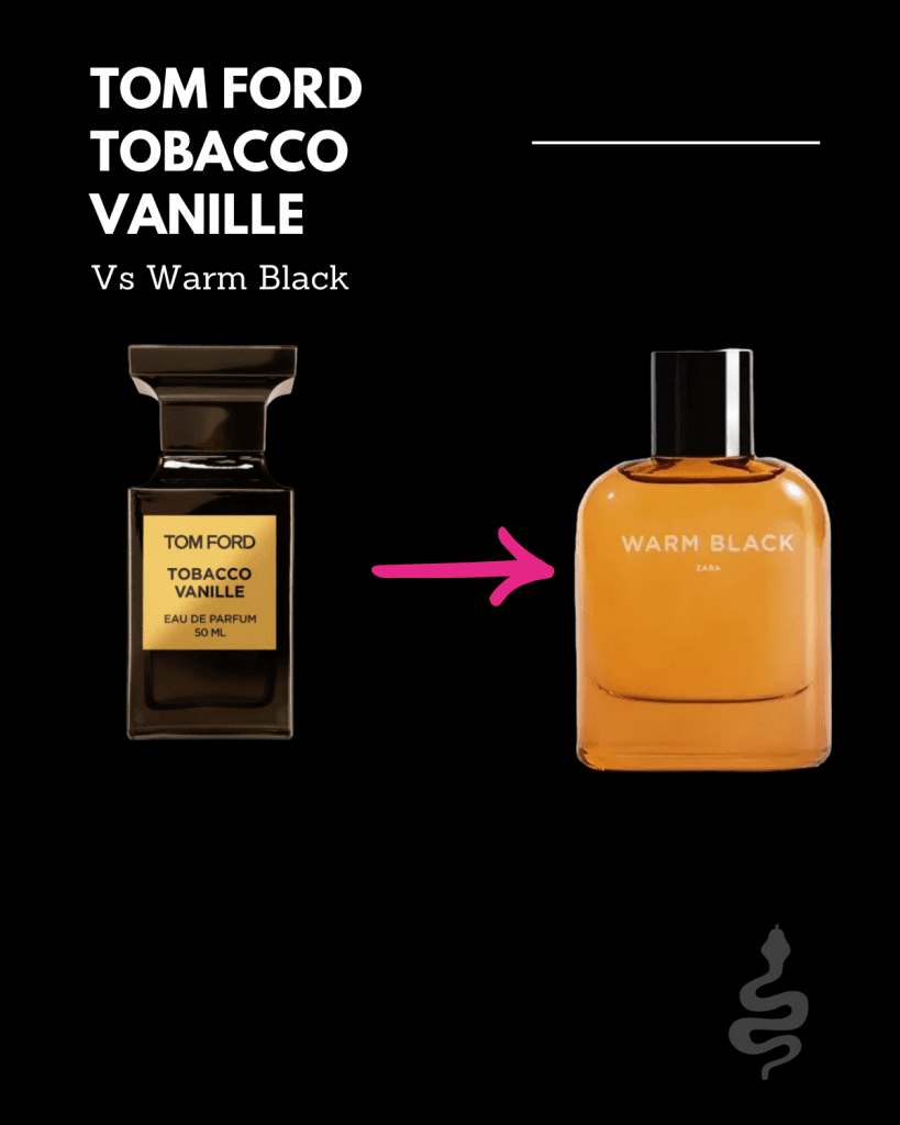 Warm Black evoca el glamour del Tobacco Vanille de Tom Ford